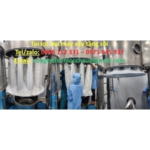 Túi lọc bụi tay áo máy sấy tầng sôi Túi lọc bụi tay áo máy sấy tầng sôi