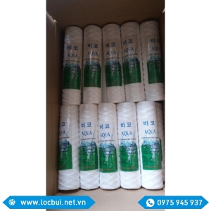 lõi lọc sợi 10 inch, lọc sợi quấn